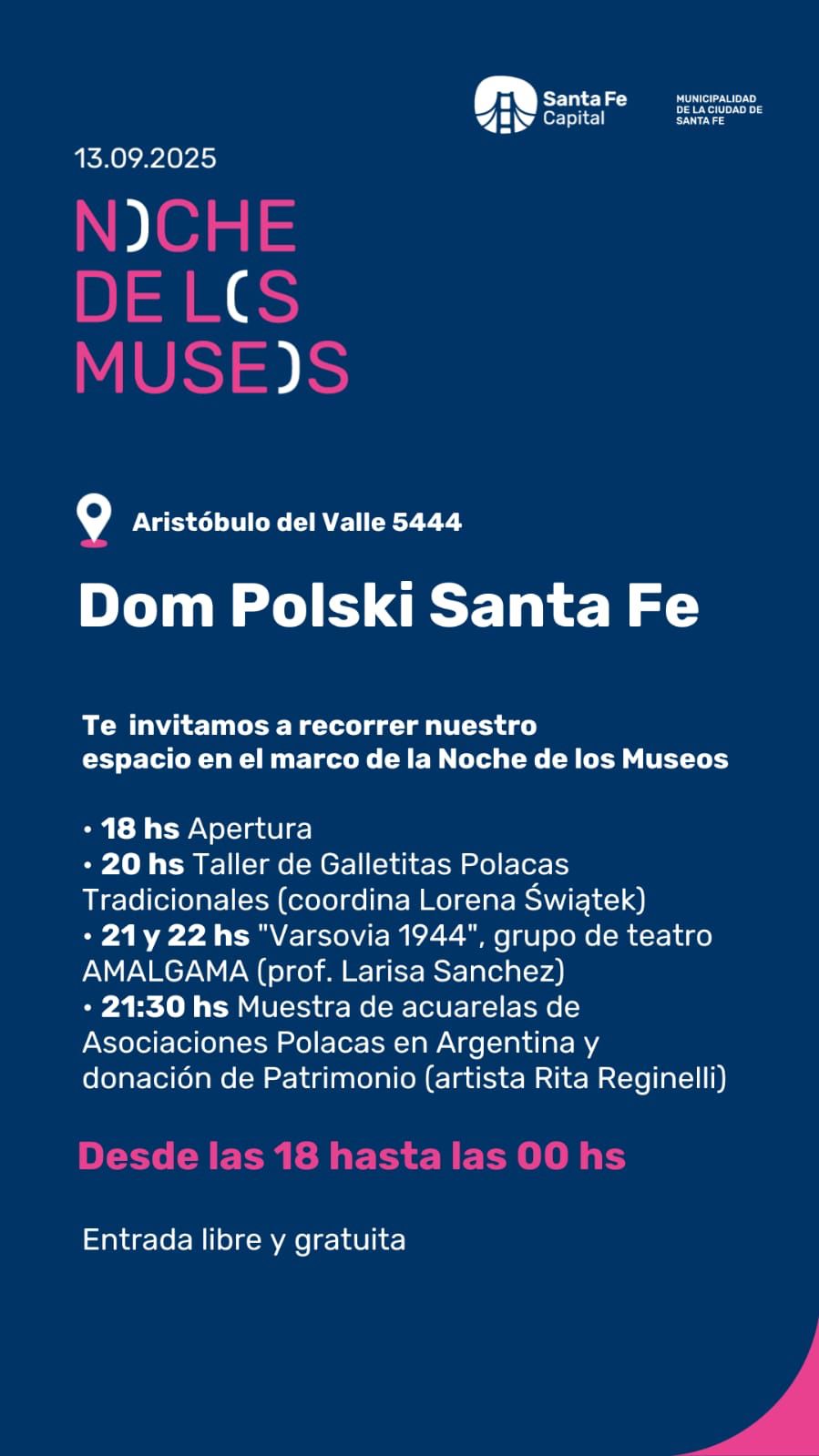 Noche de los Museos en SANTA FE